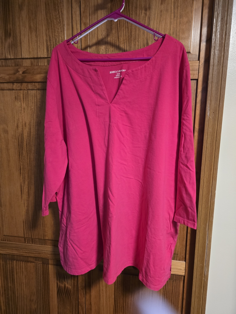 Bright Pink Women’s Tunic Top -